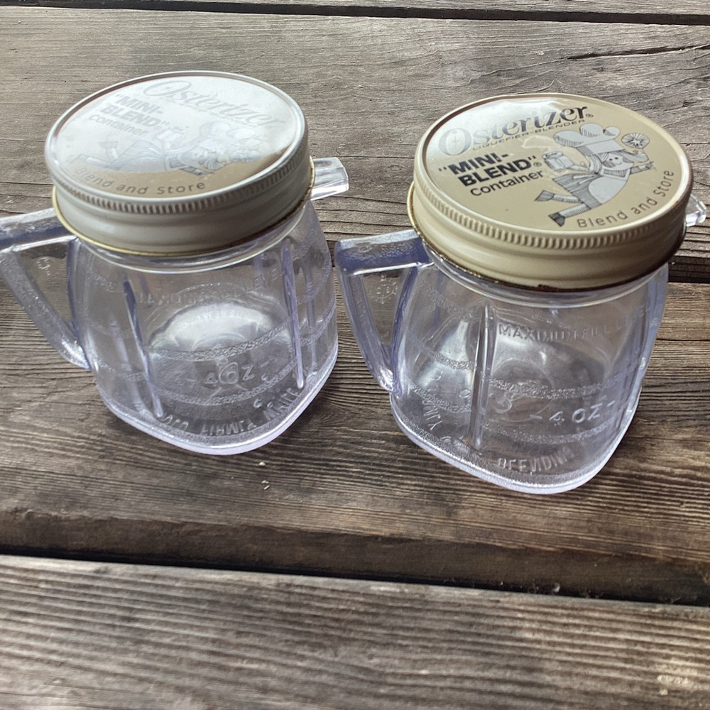 Oster Vintage Mini Blend Containers - 8 ounces each - set of 2